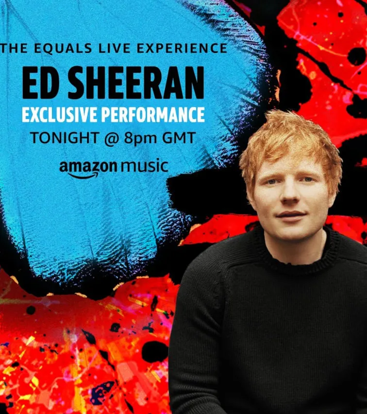 Ed Sheeran 的 Equals 现场演出海报