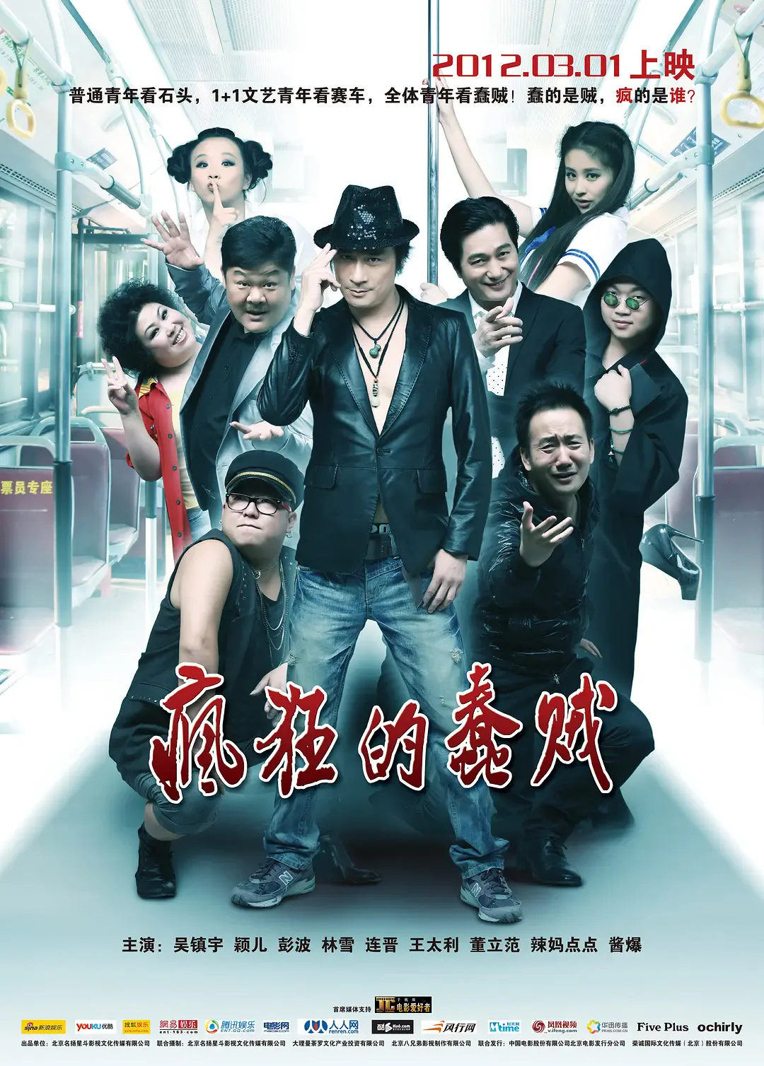 疯狂的蠢贼 2012海报